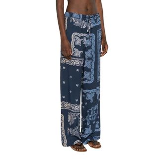 The Attico Wide Trousers - female - The Attico - Wide Trousers - Multicolor - XS - Trousers