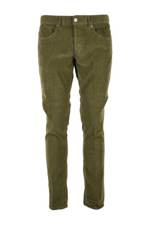 Dondup George Velvet Trousers - Green