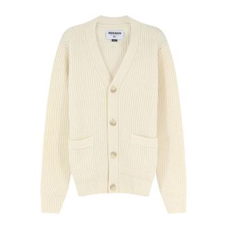 Sebago Chandler Cardigan - Heren - Truien - Beige - Maat: L Wol