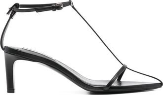 Jil Sander 80mm leather sandals - Black