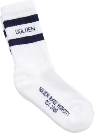 Golden Goose Calzini per bambini Golden Goose a coste alte/righe/Golden Goose