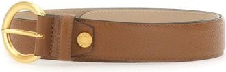 Gianni Chiarini Padded Hammered Leather Belt - female - Gianni Chiarini - Belts - Brown - ONE SIZE - Accessories