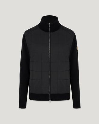 Belstaff C&aacute;rdigan Con Cremallera Kelbrook Para Hombre Lana Merina Negro 2xl