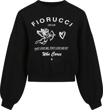 Fiorucci Print Cropped Sweatshirt