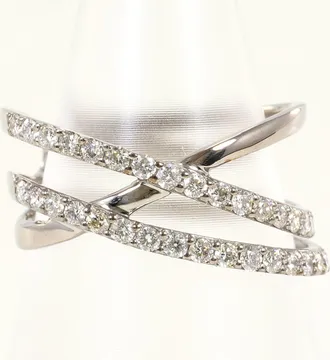 C&A White Gold White Gold (18K) Band Ring (Pre-Owned)