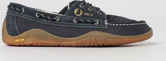 Murphy & Nye Scarpe da barca in suede e nylon con logo ricamato