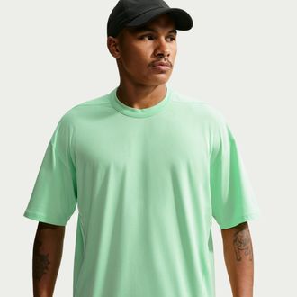 Nike Mens 24.7 ImpossiblySoft Light Dri-FIT Short-Sleeve T-Shirt in Green | IQ8273-351