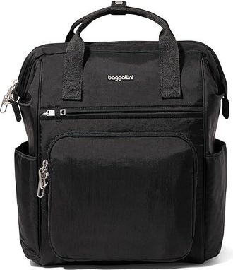 Baggallini Securtex Anti-theft Windsor Backpack Backpack Bags Black, Nylon