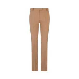 Max Mara Slim-fit Trousers, female, Brown, Size: 2XS Fatina Trousers