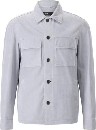 Arma Mex Leren Jas - Heren - Leren en Su&egrave;de Jassen - Blauw - 3XL - Leer - Jassen