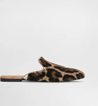 Dolce & Gabbana Leo Kid Leather Mules - Woman Slides And Mules Multicolor 36.5