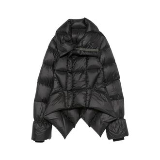 Rick Owens Dames, Jassen, Zwart, Maat: XS Leer