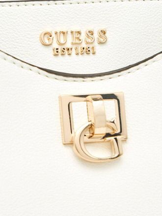 Guess Polyurethane Shoulder Bag - White