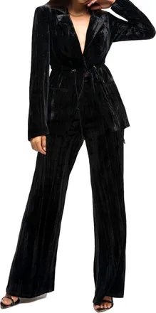 Good American Cinched Blazer In Black