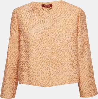 Max Mara Pink Jacquard Jacket