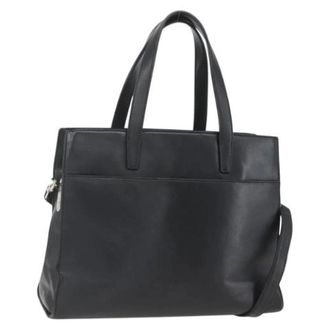 Loewe Pre-owned Leren Tote - Dames - Vintage Handtas - Zwart - ONE Size - Leer - Vintage
