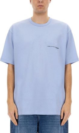 Comme Des Gar&ccedil;ons Light Blue Logo T-Shirt