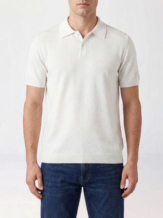 KANGRA Polo in maglia in misto cotone con colletto e chiusura a due bottoni
