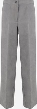 Pinko Light Grey Wide-leg Trousers
