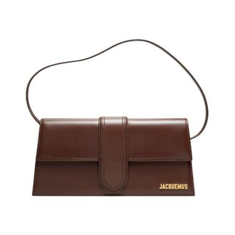 Jacquemus Handbags, female, Brown, Size: ONE SIZE Brown Leather Handbag for Women
