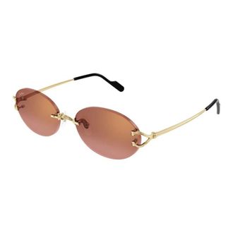 Cartier unisex, Accessoires, Geel, Maat: 55 MM Nylon