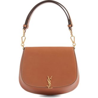 Saint Laurent Voltaire Leather Top Handle Bag in Brick at Nordstrom