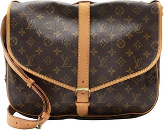 Louis Vuitton Vintage Monogram Canvas Saumur 35 Messenger (Authentic Pre- Loved)
