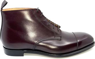 Crockett & Jones Tees Boot - Heren - Veterlaarzen - Rood - 40 EU - Leer - Schoenen