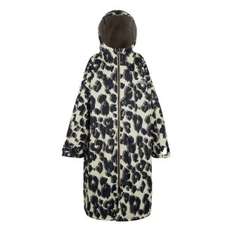 Regatta Unisex Adult Changing Leopard Print Robe (Multicoloured) - Green - Size X-Small