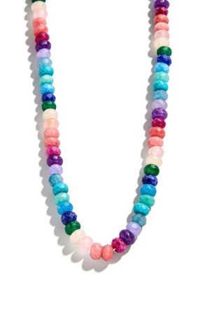 BaubleBar Semiprecious Beaded Necklace in Multi at Nordstrom