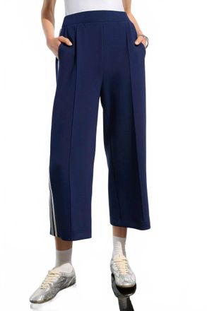 Joseph Ribkoff Scuba Jersey Pull-On Culotte Pants In Blue