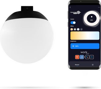 OEM L&aacute;mpara Zigbee Tuya Kula 6w Dp95 Para Rieles De Cinta Fiberflex, 48vdc, Regulable De 3000-6000k
