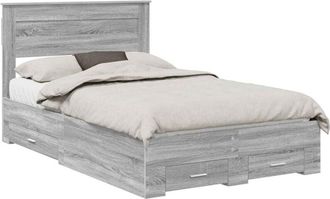 vidaXL Bed Frame with Drawer with Headboard Manual Engineered Wood vidaXL
