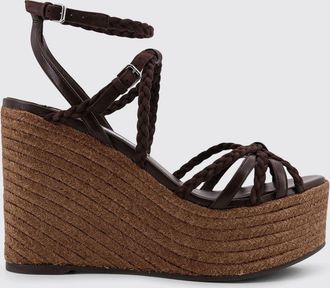 Jimmy Choo London Sandalo con zeppa Nyra Jimmy Choo in pelle e camoscio intrecciato