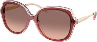 Michael Kors MK2273U CANARY ISLANDS 391313 Womens Sunglasses Pink Size 55