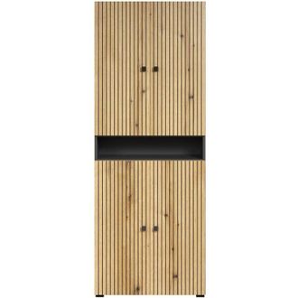 Calicosy Calicosy - Doble columna de baño ranurada 4 puertas y 1 nicho L70 cm - purebliss