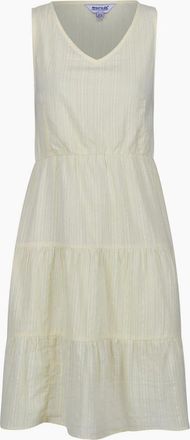 Regatta Womens Zariah V-Neck Sleeveless Midi Dress - White - Size: 12