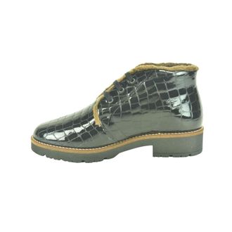 Pitillos Pitillos - Zwart croco lace Bott N.+boordje - Dames - Schoenen - Zwart - Maat: 36 EU