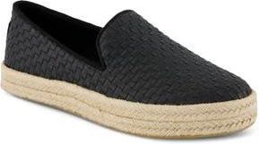 Toms Carolina Platform Espadrille Sneaker in Black at Nordstrom Rack, Size 5.5