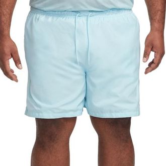 Nike Mens Club Flow Shorts - Blue/White Size XXL