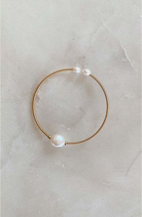 Untamed Petals Parlor Pearl Bracelet in Gold at Nordstrom