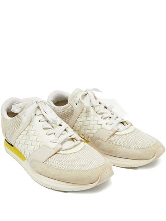 Bottega Veneta 2024 Intrecciato Suede sneakers - Neutrals