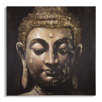 Mauro Ferretti Cuadro Sobre Lienzo Buda -b- Cm 100x3x100