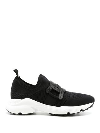 Tod's chain-link detail slip-on sneakers - Black