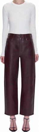 Pistola Denim Jett Straight Pants In Cabernet