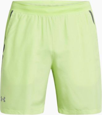 Under Armour Mens 2 in 1 7 Shorts - Green - Size: 33/32/32