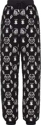 Philipp Plein Jogging Trousers Embroidery Monogram