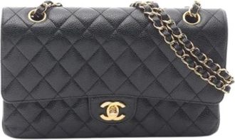 Chanel Pre-owned Vintage Schoudertas - Dames - Vintage Schoudertas - Zwart - ONE Size - Leer - Vintage
