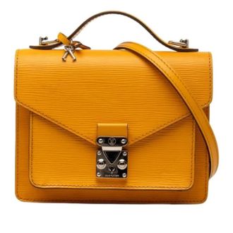 Louis Vuitton Pre-owned Handbags, female, Yellow, Size: ONE SIZE Pre-owned Monceau BB