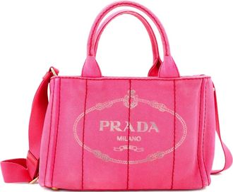 Prada Canapa Canvas Mini tote bag - Roze